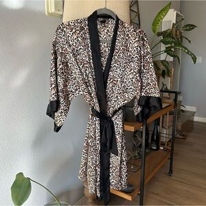 Victoria’s Secret Leopard Print Robe